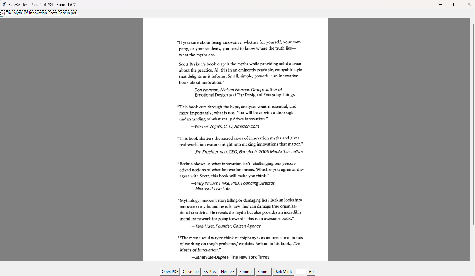 BareReader