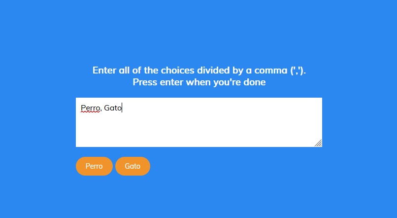 Random Choice Picker