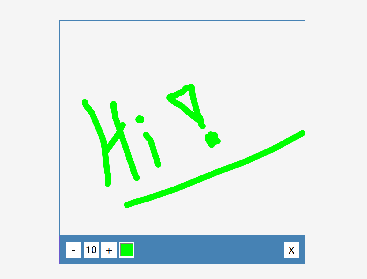 Simple Drawing App