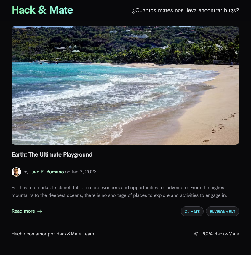 Hack & Mate