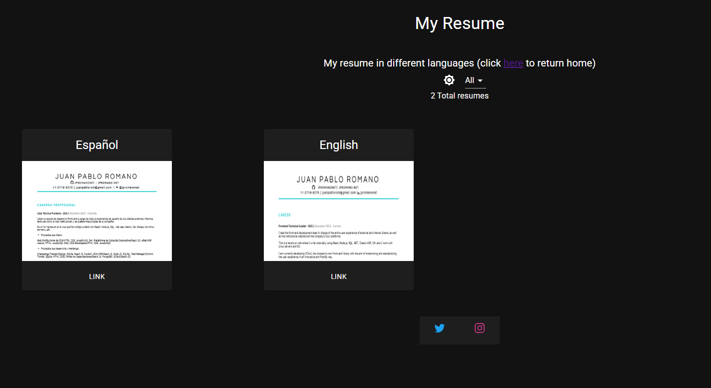 JPR - Resumes