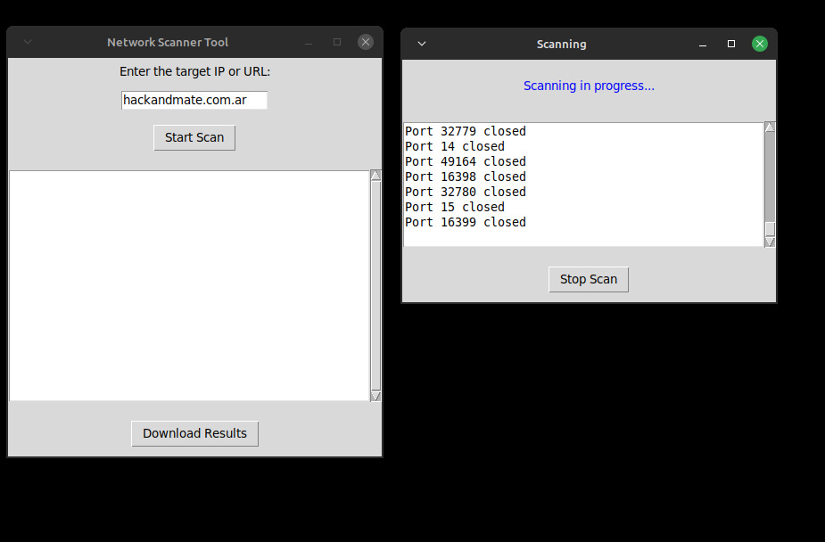 Network Scanner Tool