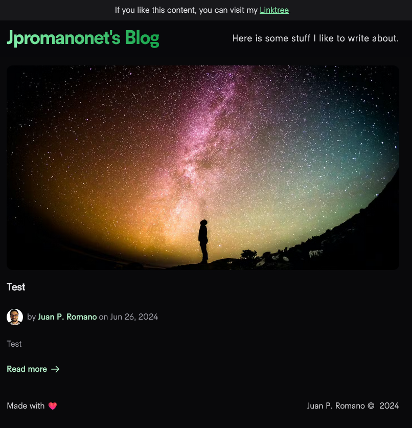 Personal Blog