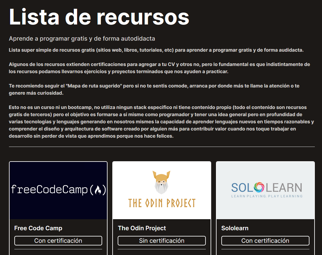 Free Coding Resources