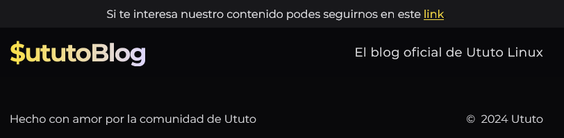 Ututo Blog