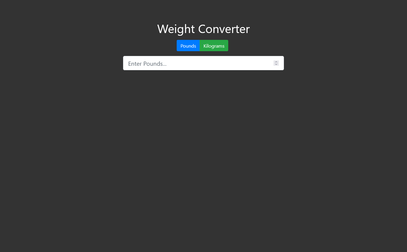 Weight Converter